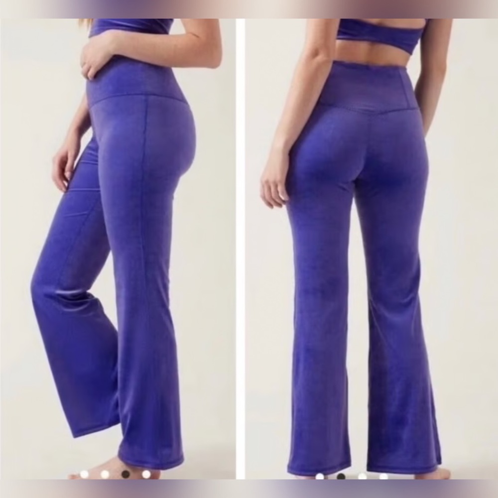 Athleta Elation Velvet Velour Flare Pants - XS